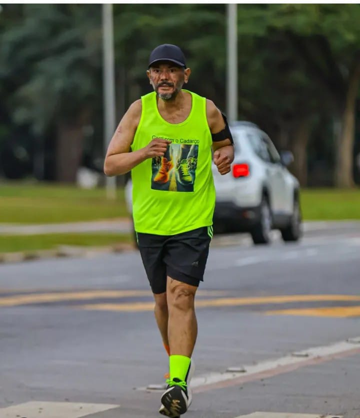 Sandro, fundador da Cardaços Viagens, corredor apaixonado